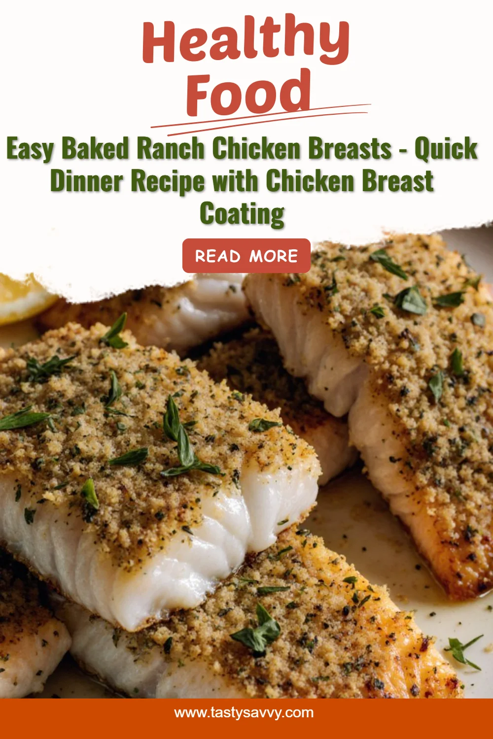 Easy Baked Ranch Chicken Breasts baked ranch chicken Easy Baked Ranch Chicken Breasts