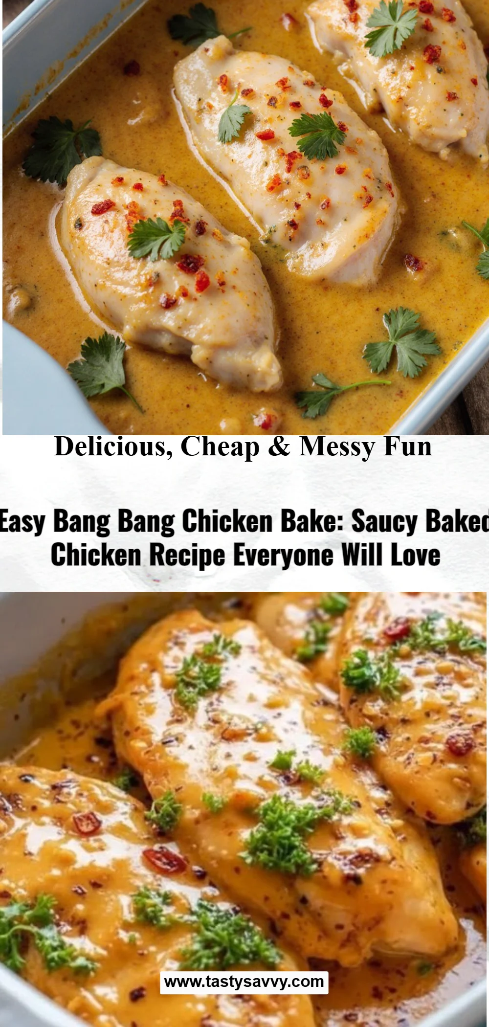 Easy Bang Bang Chicken Bake