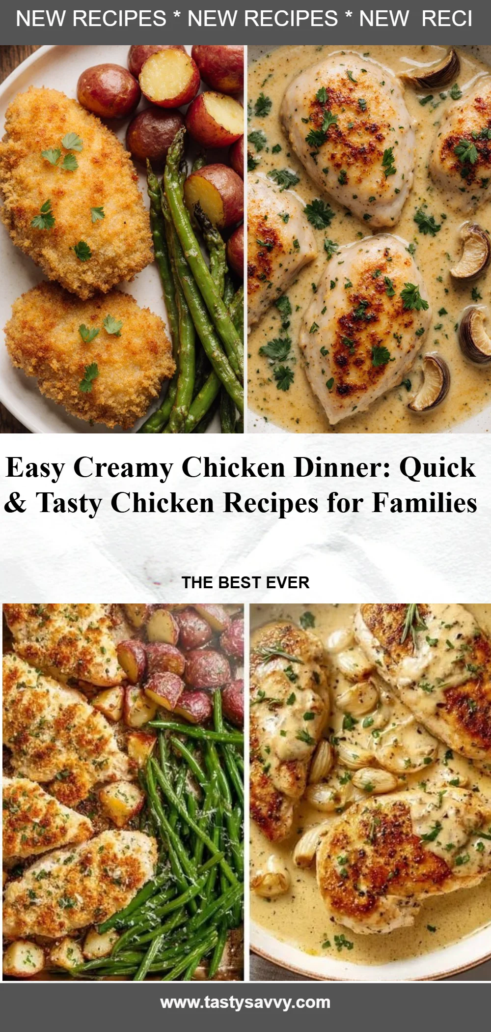 Easy Creamy Chicken Dinner