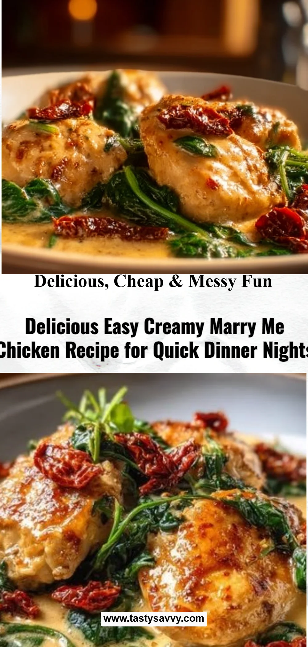 Easy Creamy Marry Me Chicken