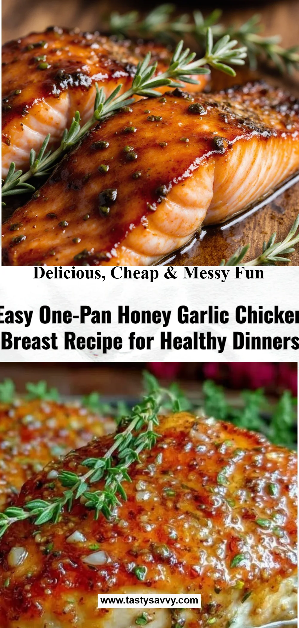 Easy One-Pan Honey Garlic Chicken Breast