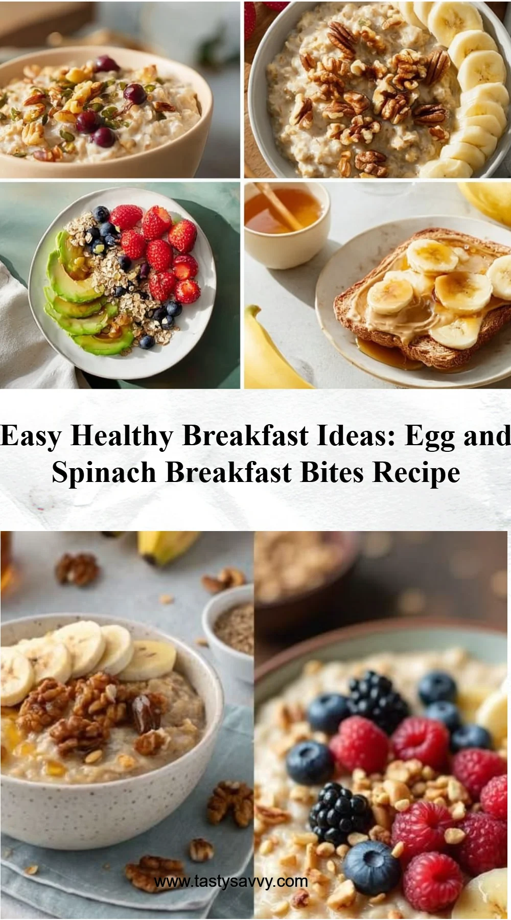 Egg and Spinach Breakfast Bites