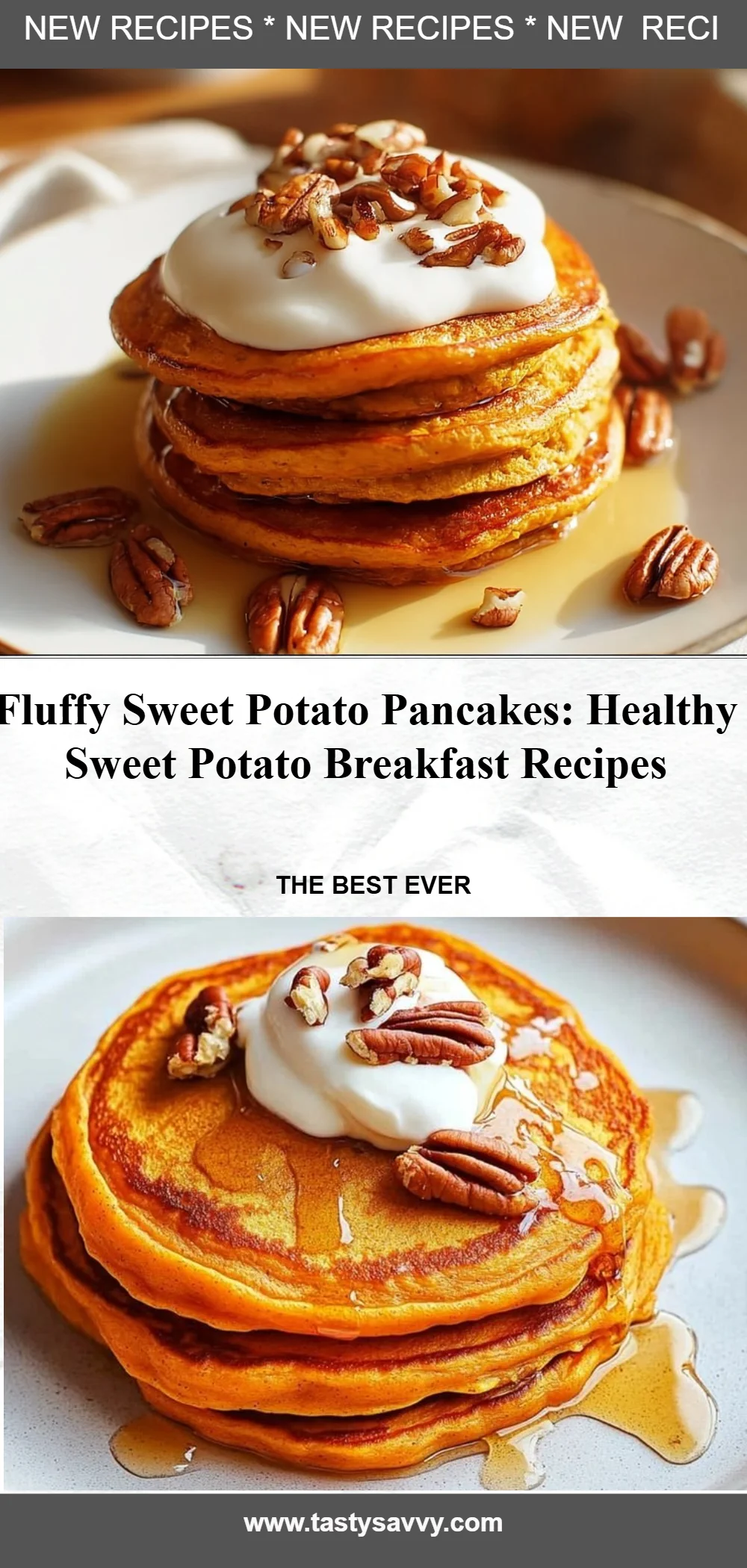 Fluffy Sweet Potato Pancakes sweet potato pancakes Fluffy Sweet Potato Pancakes