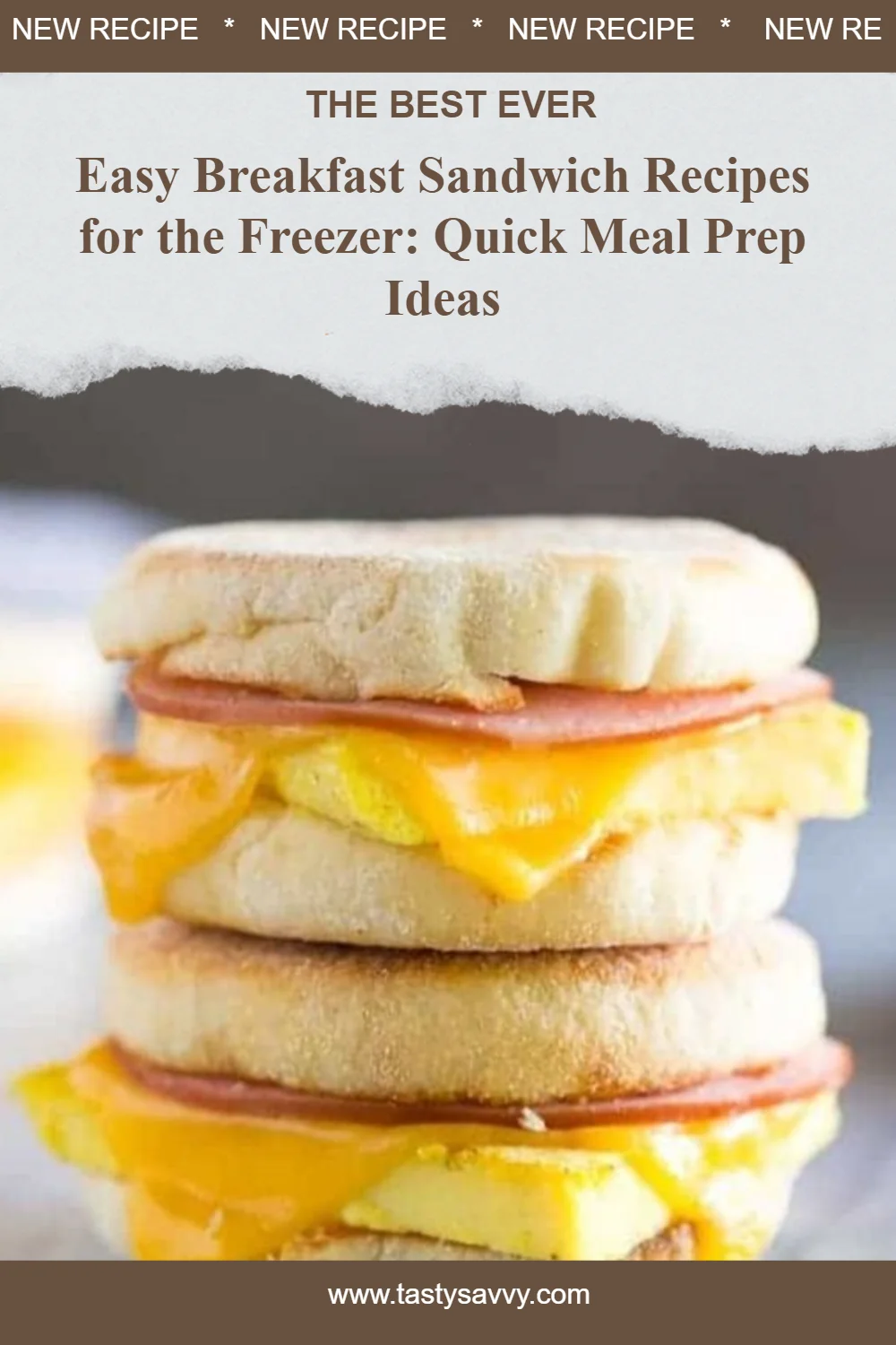 Freezer Breakfast Sandwiches
