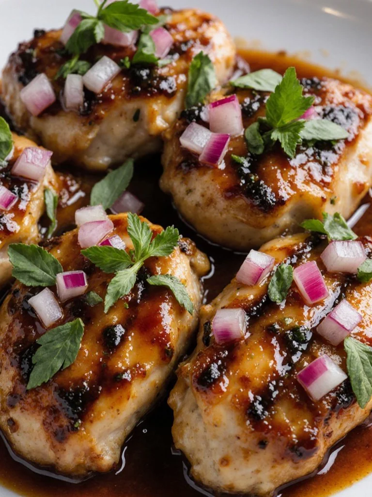 Glazed Honey Lime Chicken served with avocado rice in a stack bowl.