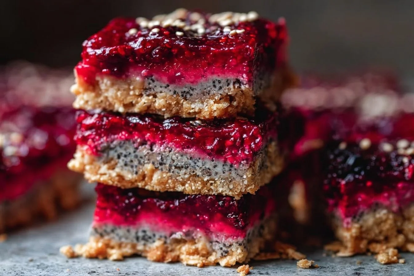 Healthy breakfast bars made with oats, nuts, and seeds for a nutritious meal