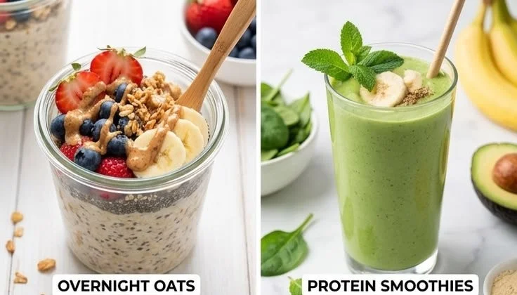 Healthy Breakfast Ideas Trio