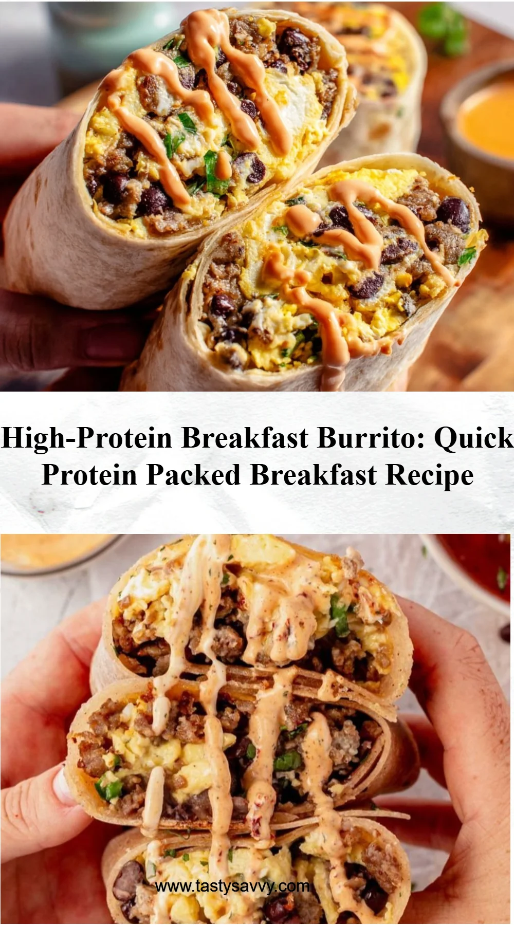 High-Protein Breakfast Burrito