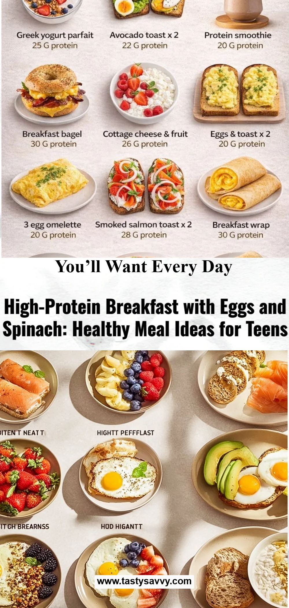 High-Protein Breakfast with Eggs and Spinach
