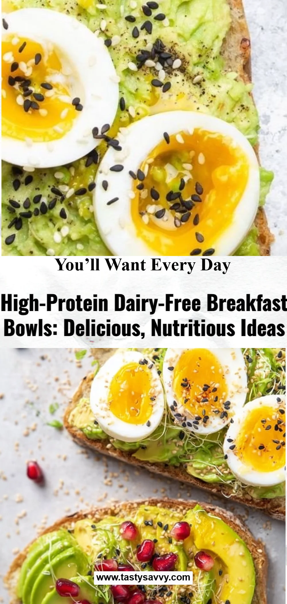 High-Protein Dairy-Free Breakfast Bowls