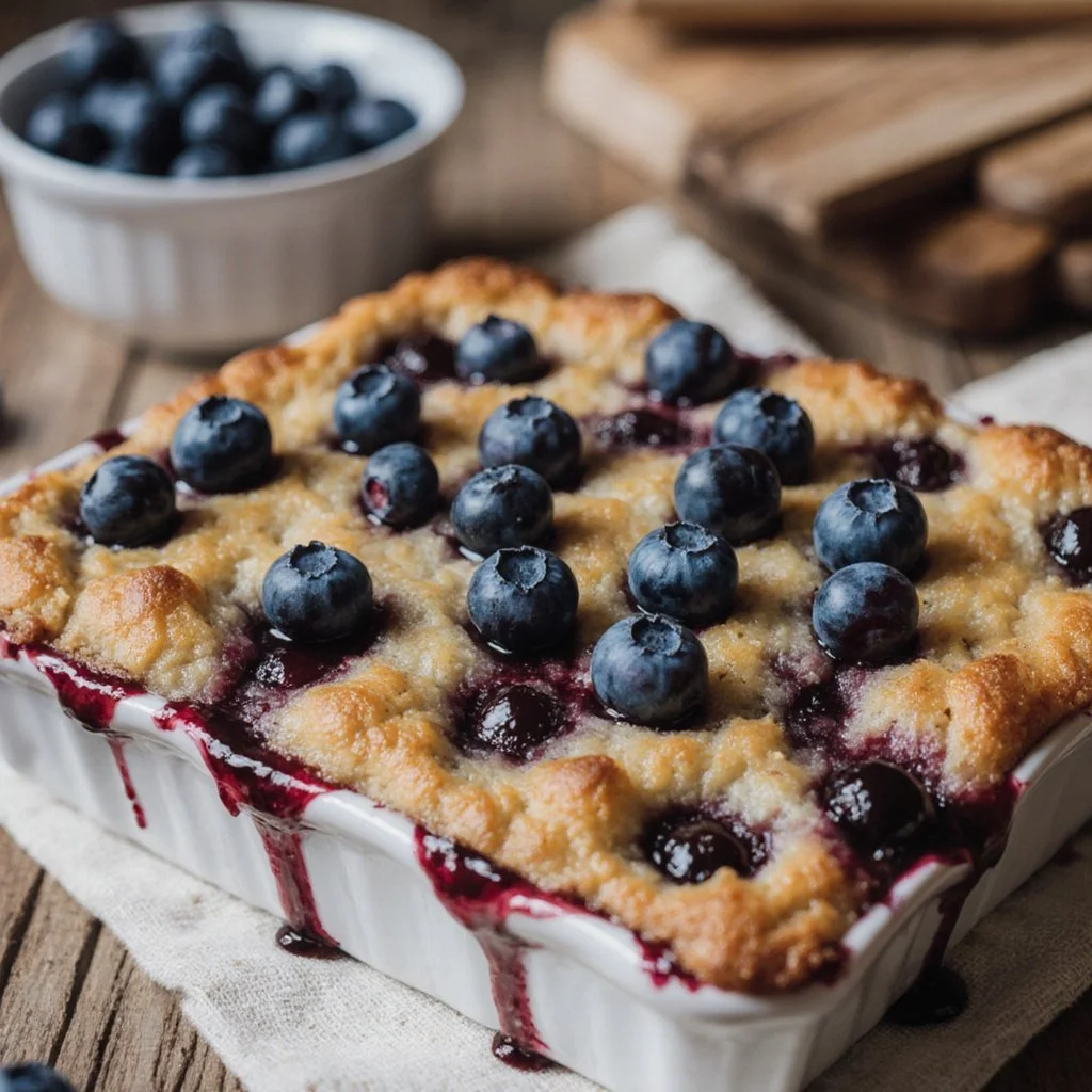 High-Protein Lemon Blueberry Breakfast Bake breakfast bake High-Protein Lemon Blueberry Breakfast Bake