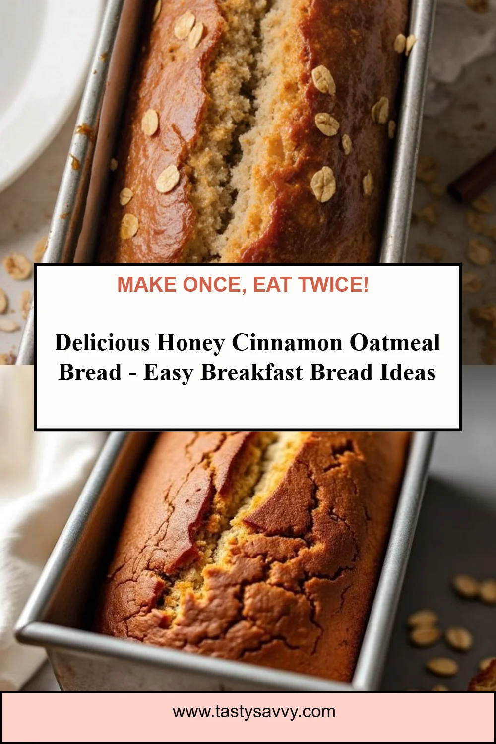 Honey Cinnamon Oatmeal Bread