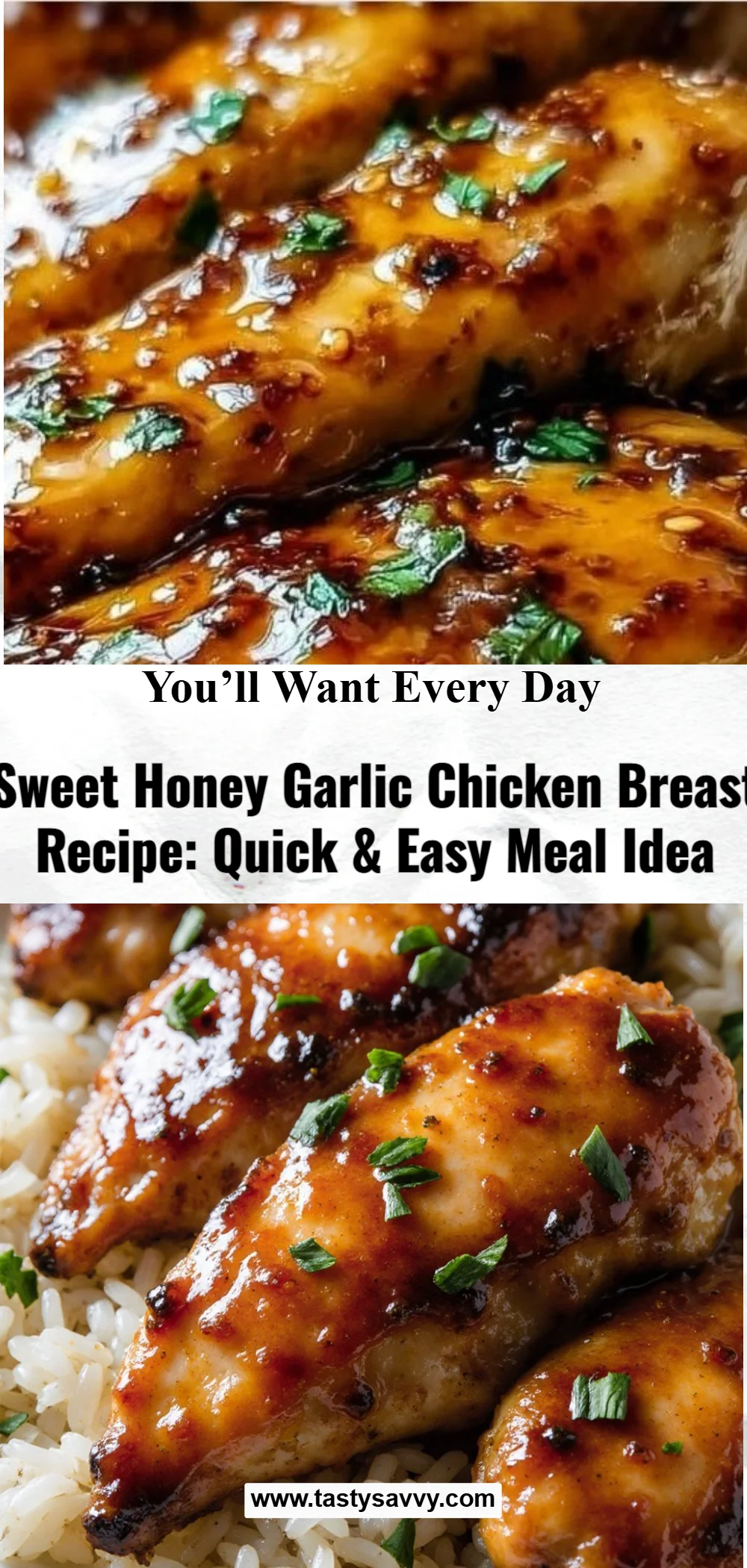 Honey Garlic Chicken Breasts