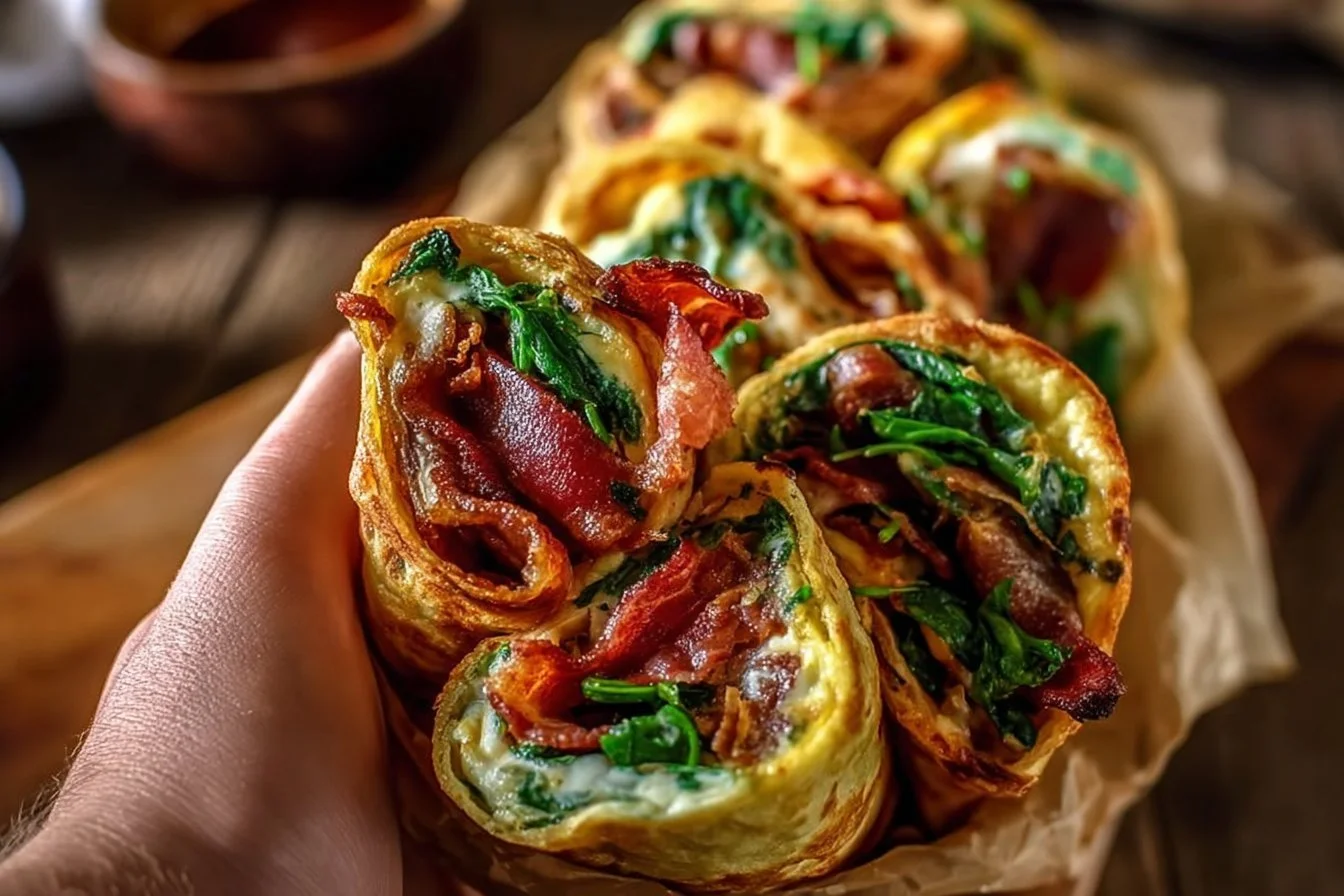 Keto Breakfast Egg Wraps