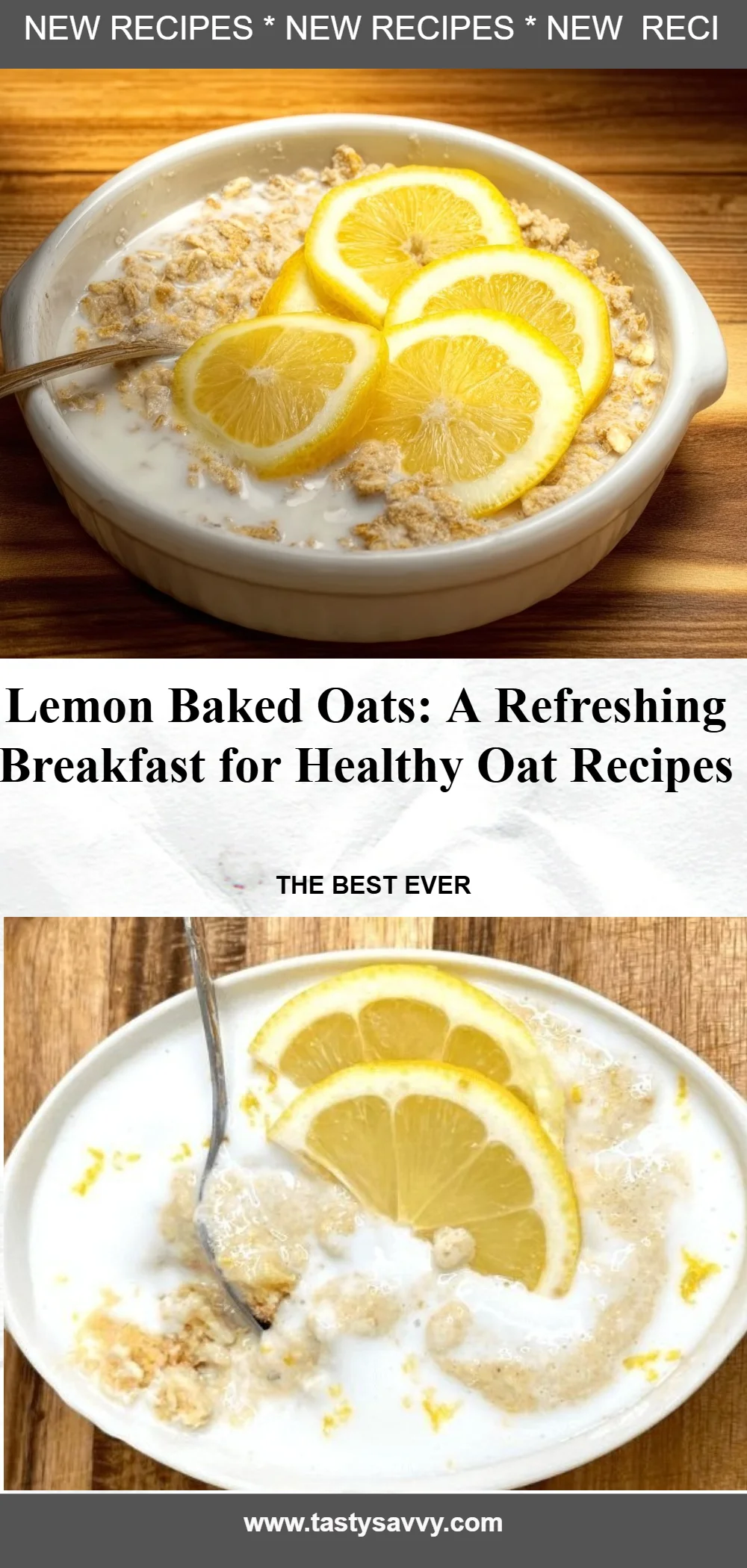 Lemon Baked Oats