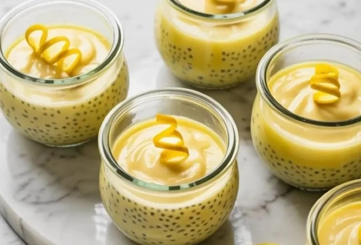 Lemon Cream Chia Pudding