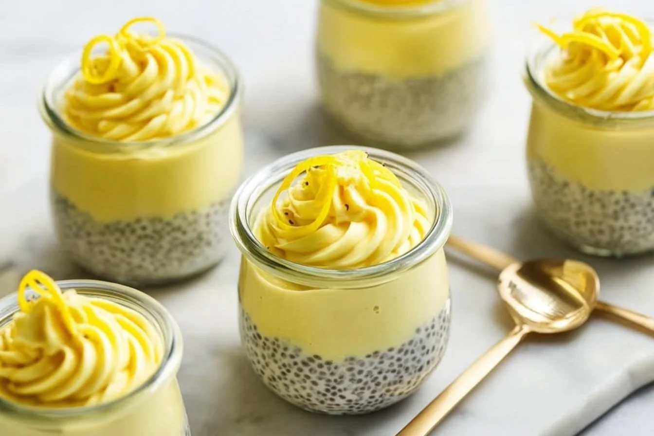 Lemon Cream Chia Pudding