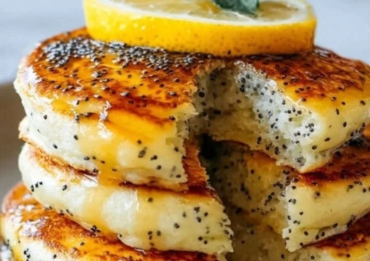 Lemon Poppy Seed Pancakes