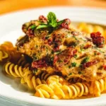 Delicious Marry Me Chicken served with creamy sauce and fresh herbs