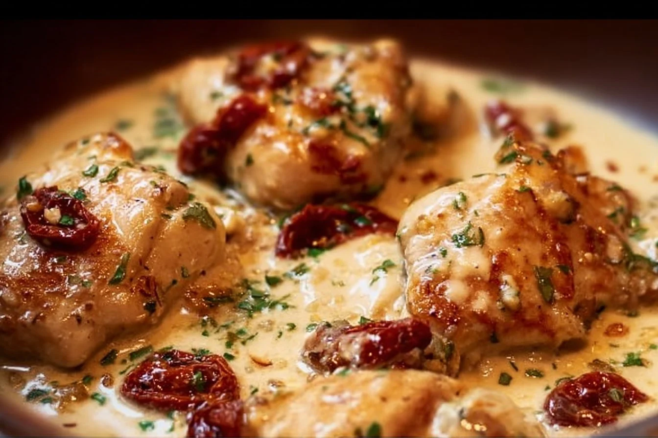 Marry Me Chicken Marry Me Chicken Marry Me Chicken dish featuring succulent chicken in a creamy sauce with herbs.