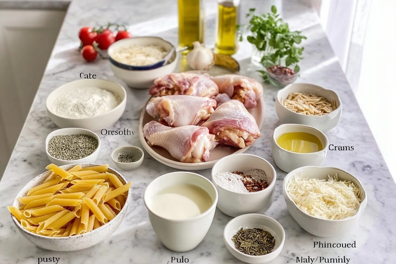 Delicious Marry Me Chicken Pasta with creamy sauce and fresh herbs