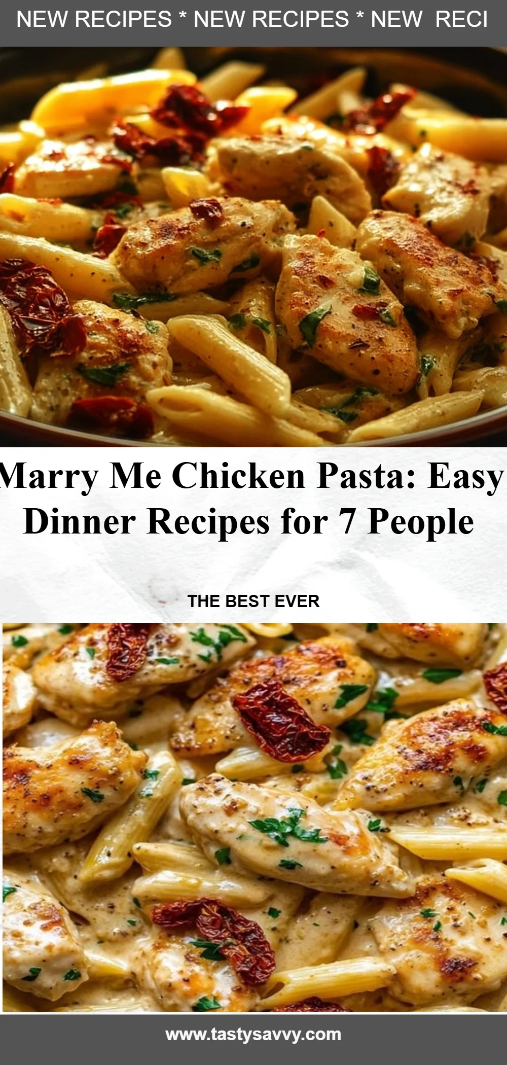 Marry Me Chicken Pasta