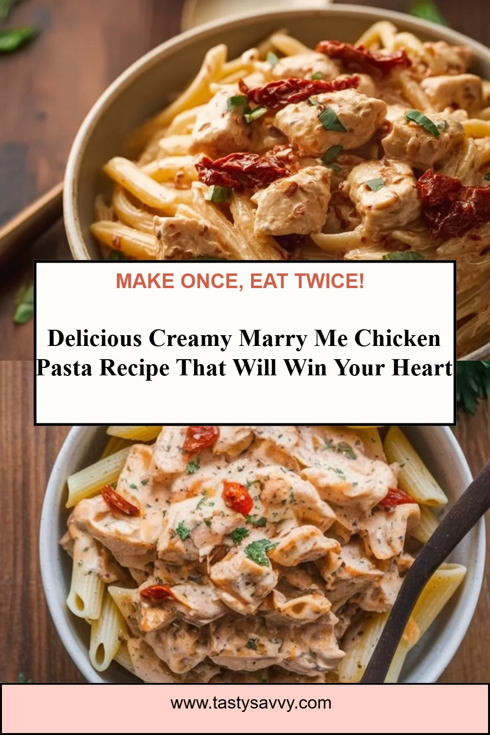 Marry Me Chicken Pasta