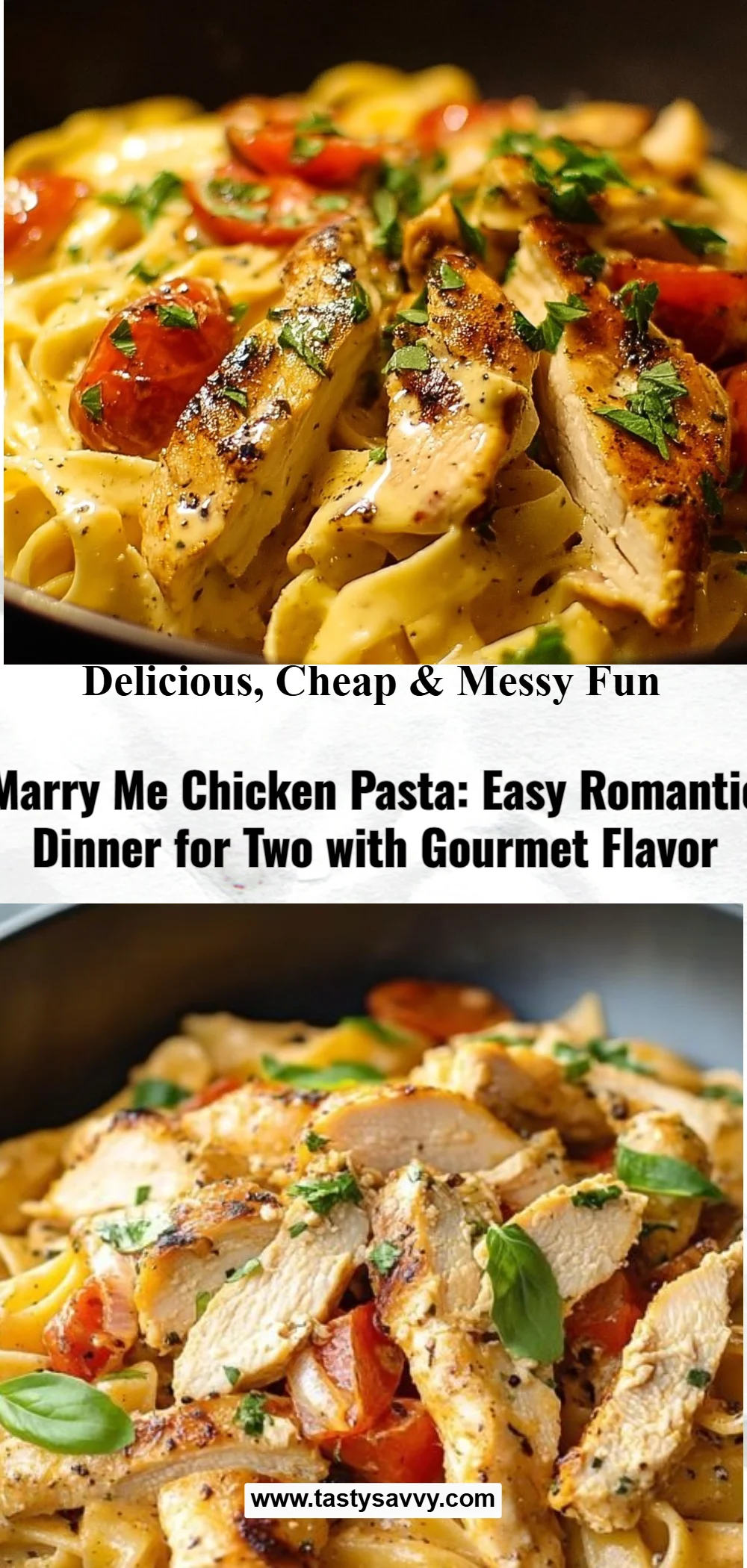 Marry Me Chicken Pasta