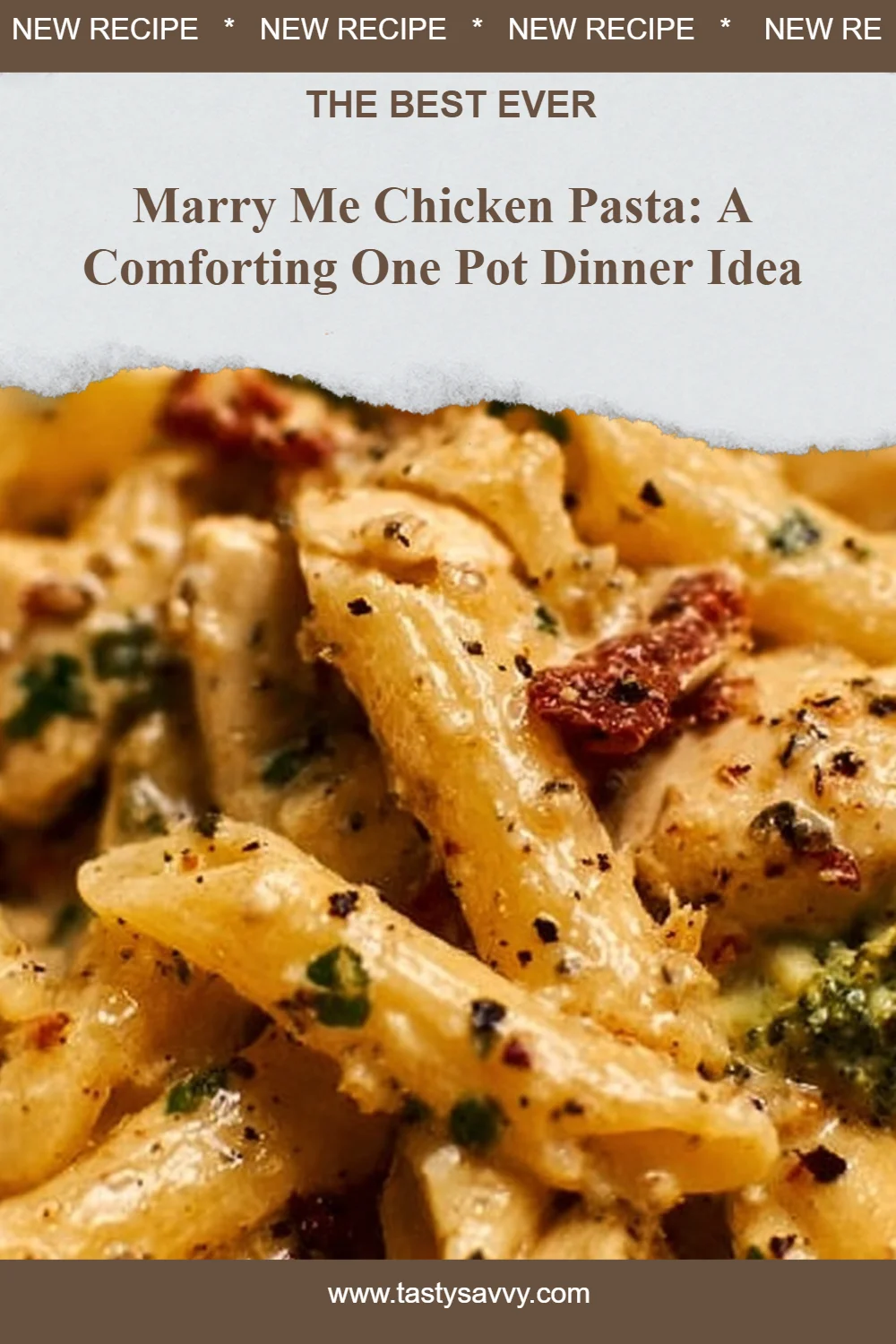 Marry Me Chicken Pasta