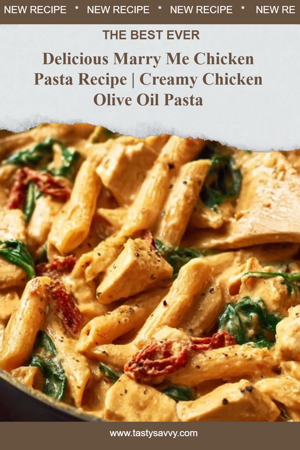 Marry Me Chicken Pasta