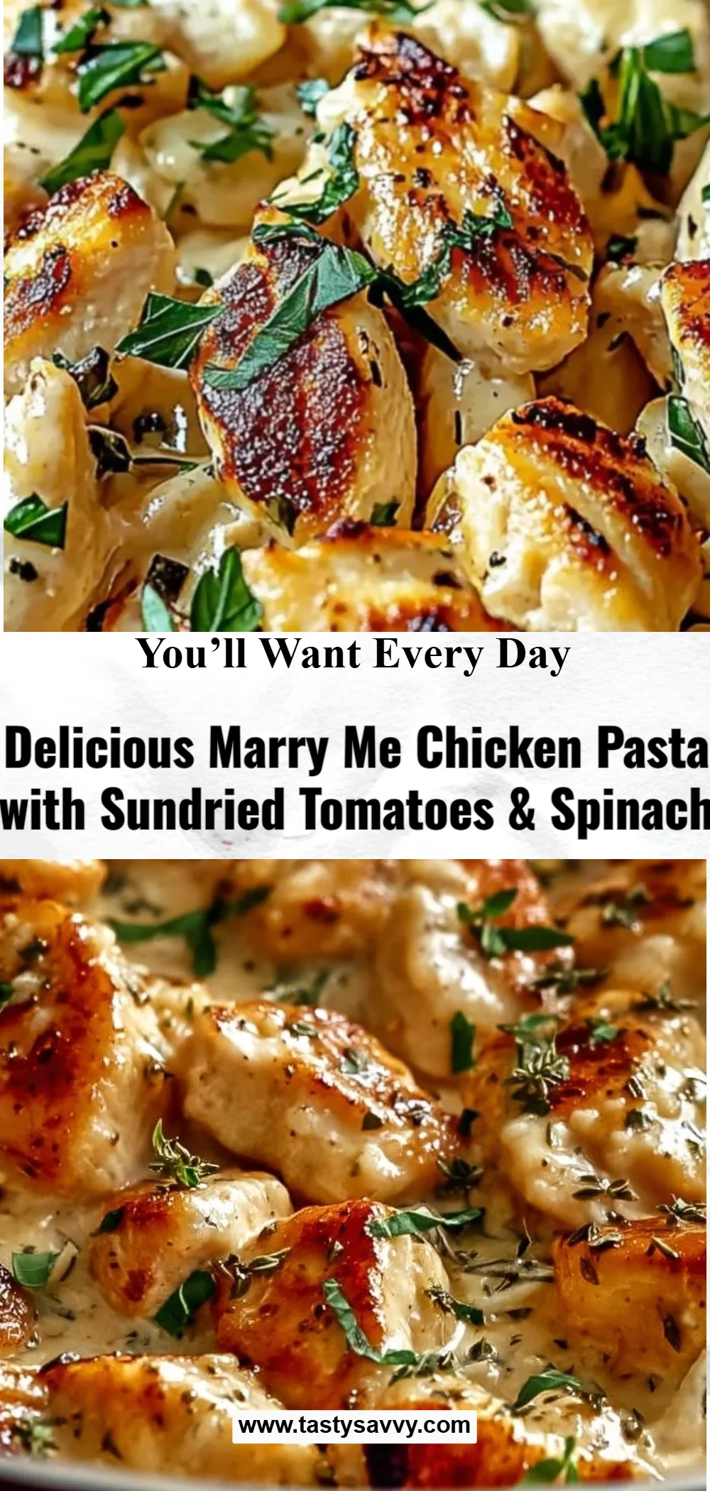 Marry Me Chicken Pasta