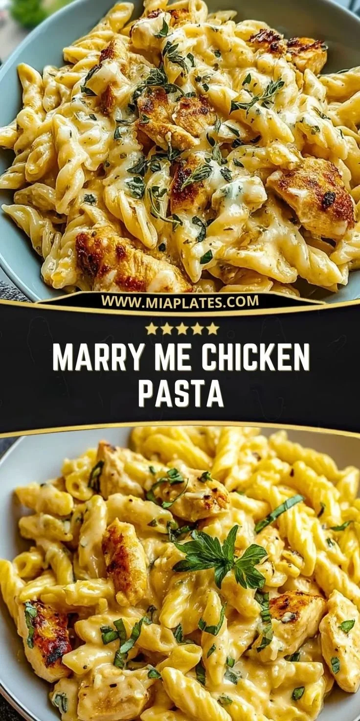 Marry Me Chicken Pasta
