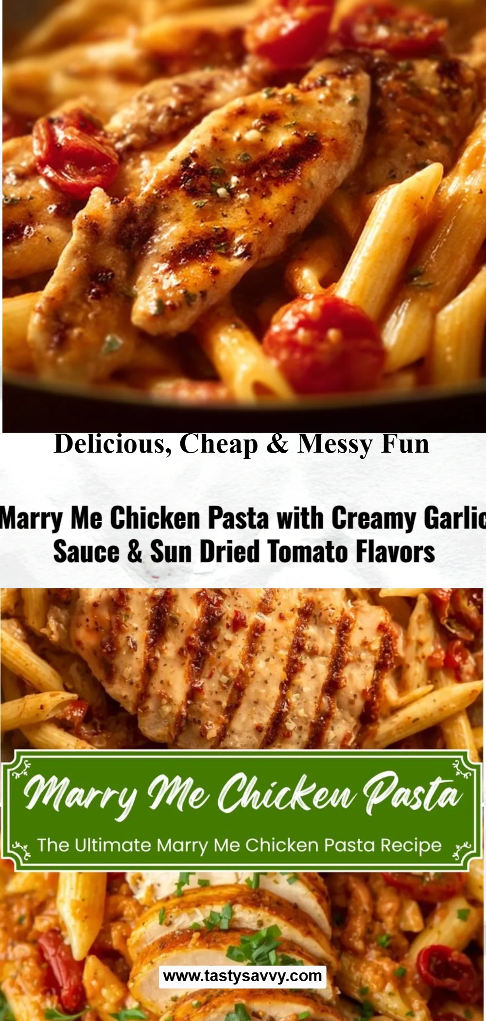 Marry Me Chicken Pasta