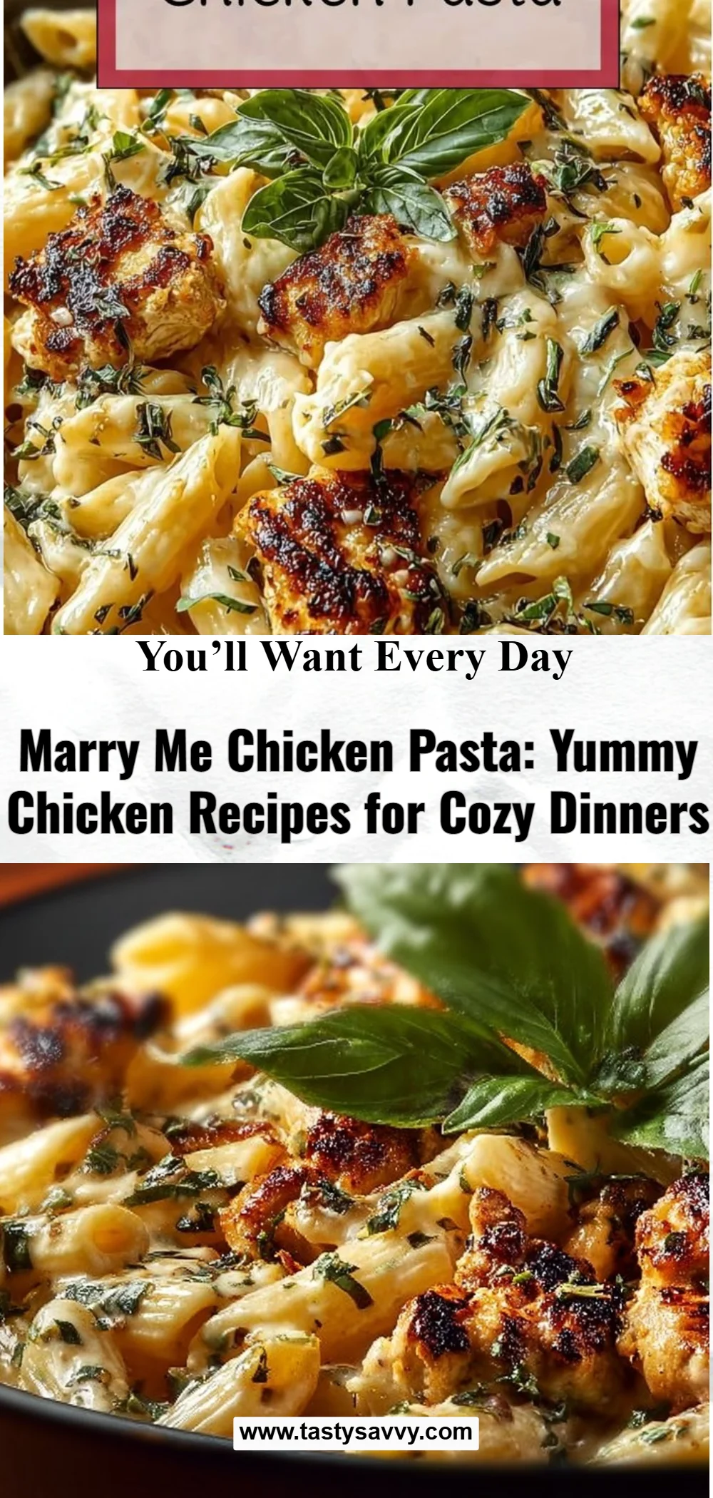Marry Me Chicken Pasta