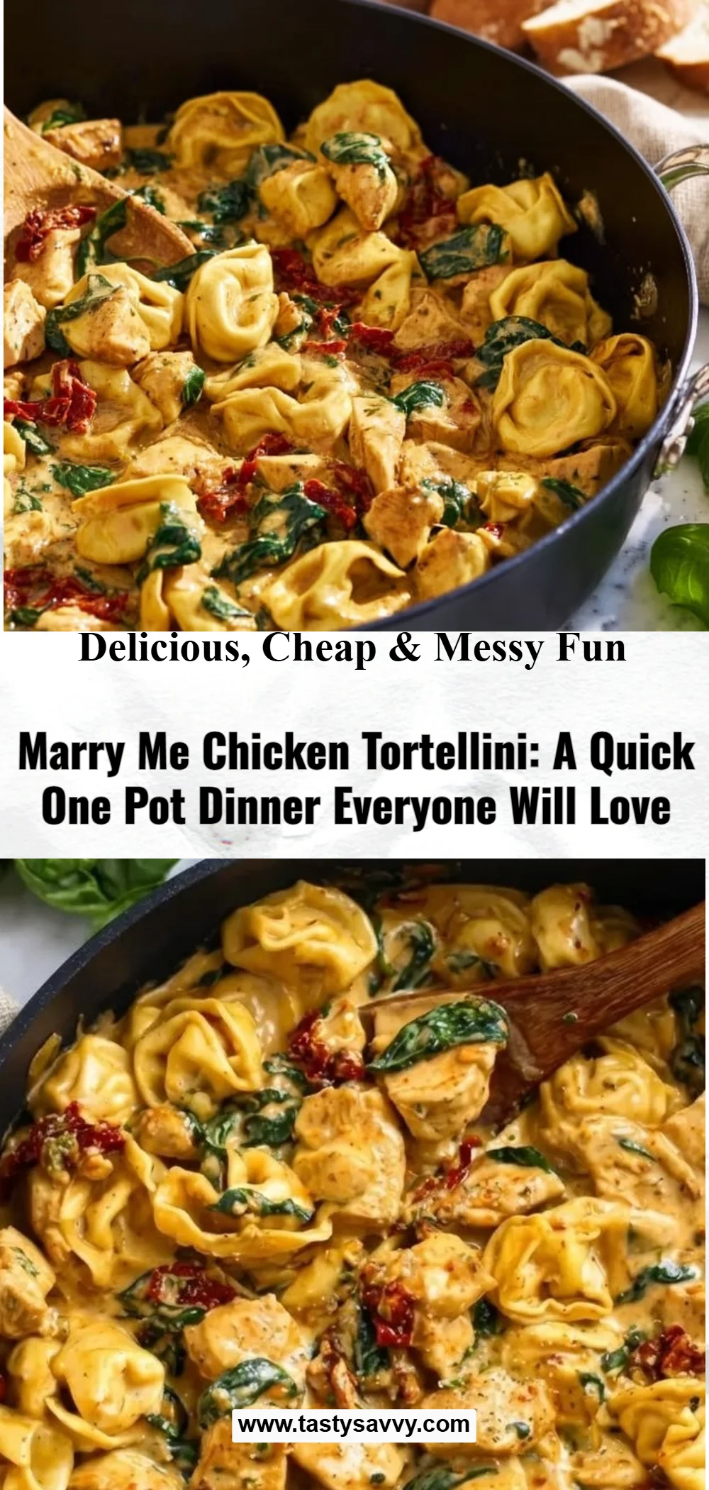 Marry Me Chicken Tortellini