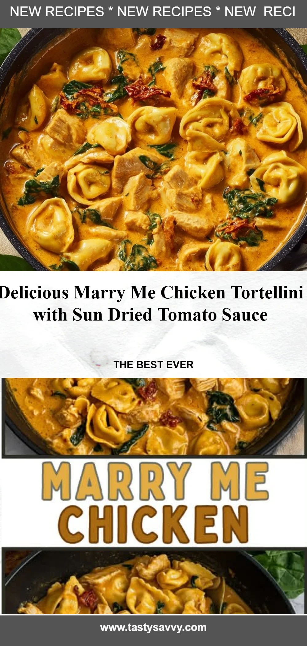 Marry Me Chicken Tortellini