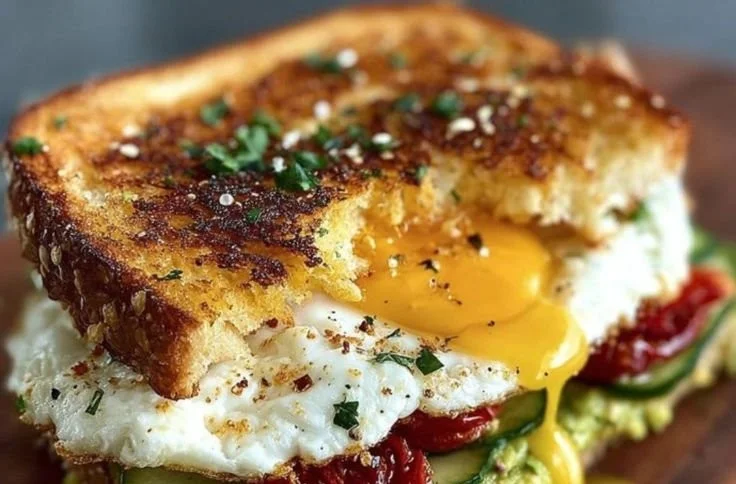 Mediterranean Breakfast Sandwich