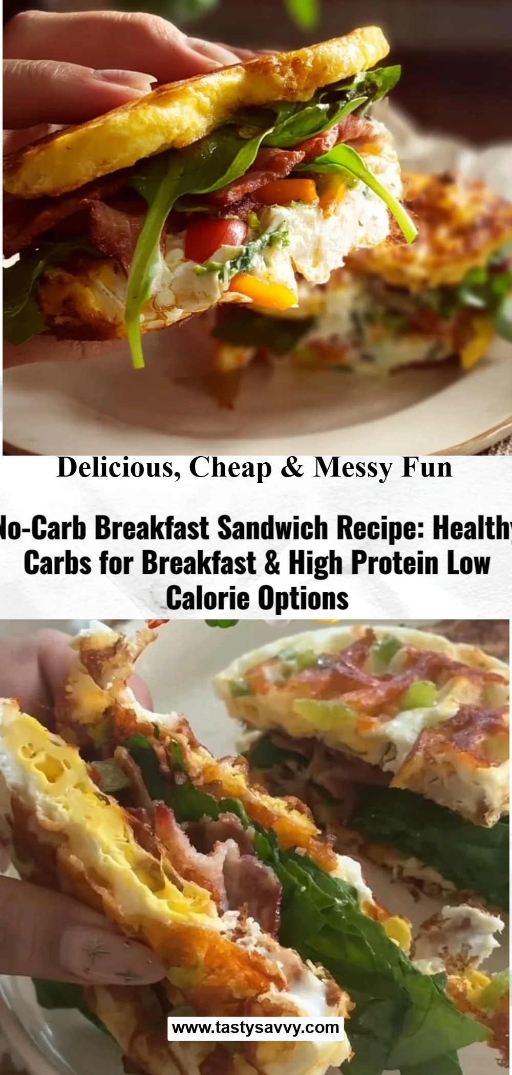 No-Carb Breakfast Sandwich