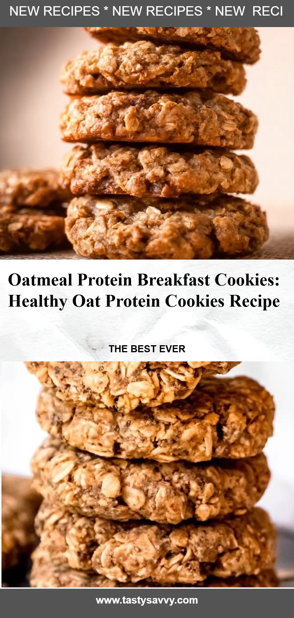 Oatmeal Protein Breakfast Cookies oatmeal cookies Oatmeal Protein Breakfast Cookies
