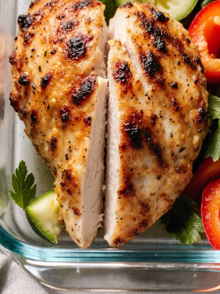 Quick and easy chicken breast dinner recipe with fresh ingredients