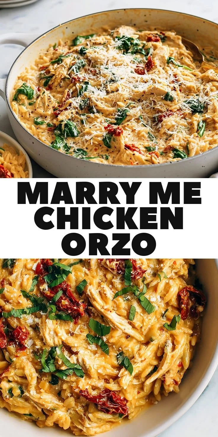 Quick Marry Me Chicken Orzo