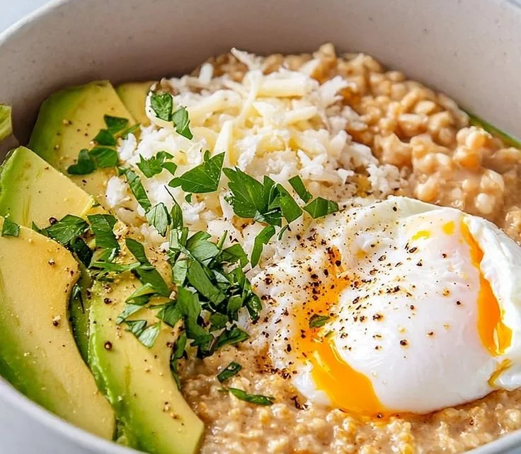 Savory Avocado Oatmeal avocado oatmeal Savory Avocado Oatmeal