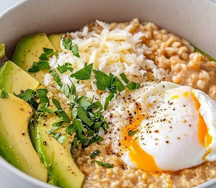Savory Avocado Oatmeal avocado oatmeal Savory Avocado Oatmeal