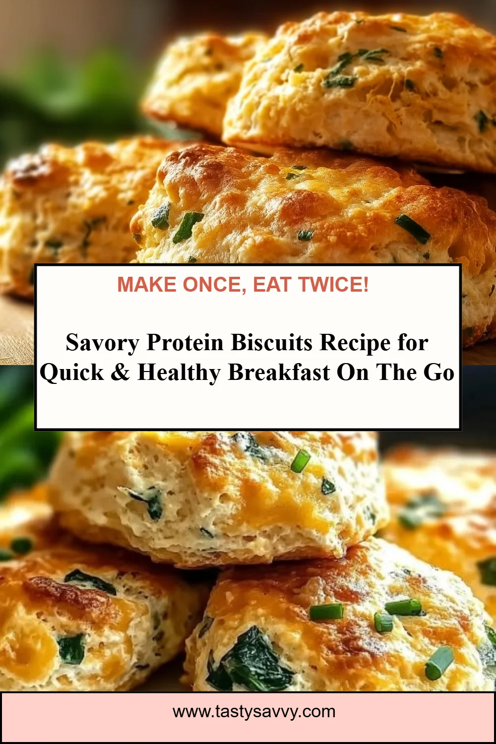 Savory Breakfast Protein Biscuits for a Healthier Morning