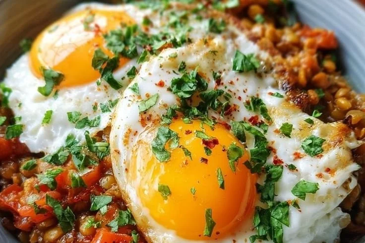 Savory Lentil Breakfast Bowl