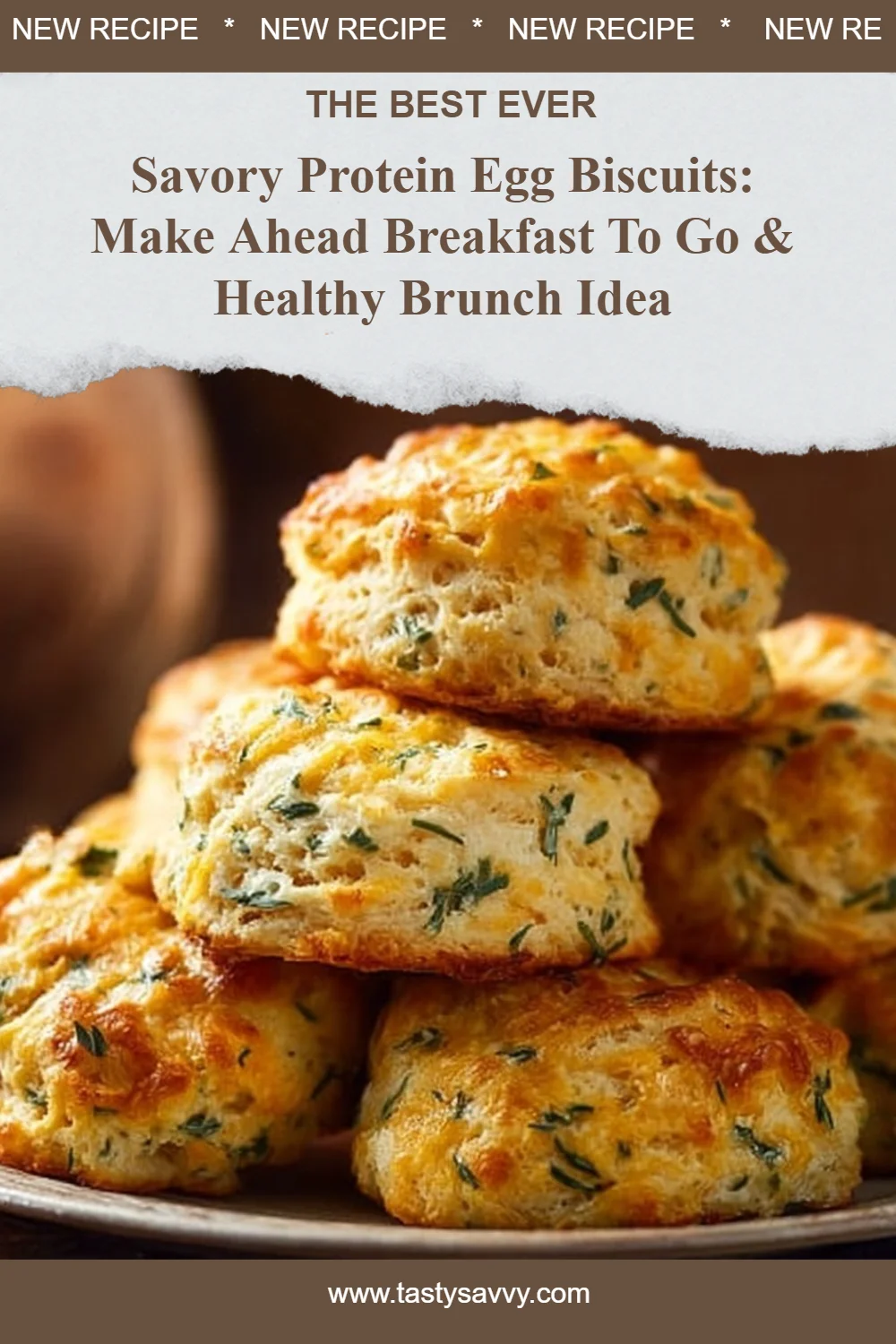 Savory Protein Egg Biscuits