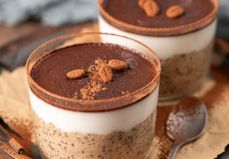 Tiramisu Chia Pudding With Greek Yogurt tiramisu chia pudding Tiramisu Chia Pudding With Greek Yogurt