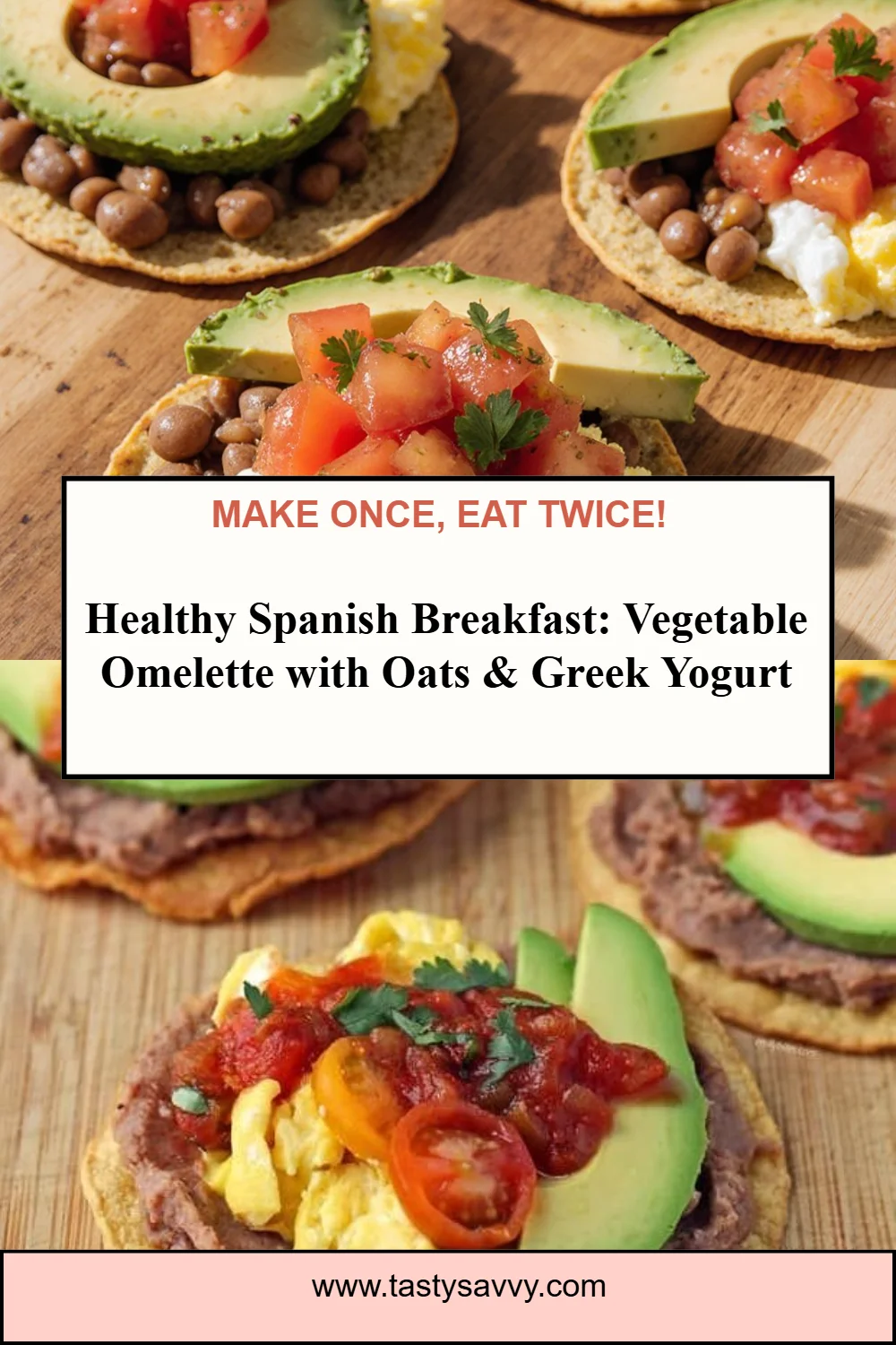 Vegetable Omelette with Oats and Greek Yogurt