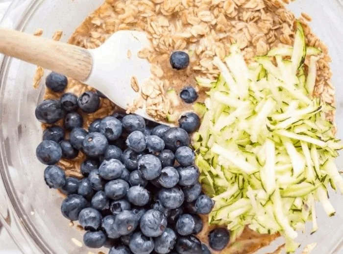 Zucchini Blueberry Baked Oatmeal Baked Oatmeal Zucchini Blueberry Baked Oatmeal