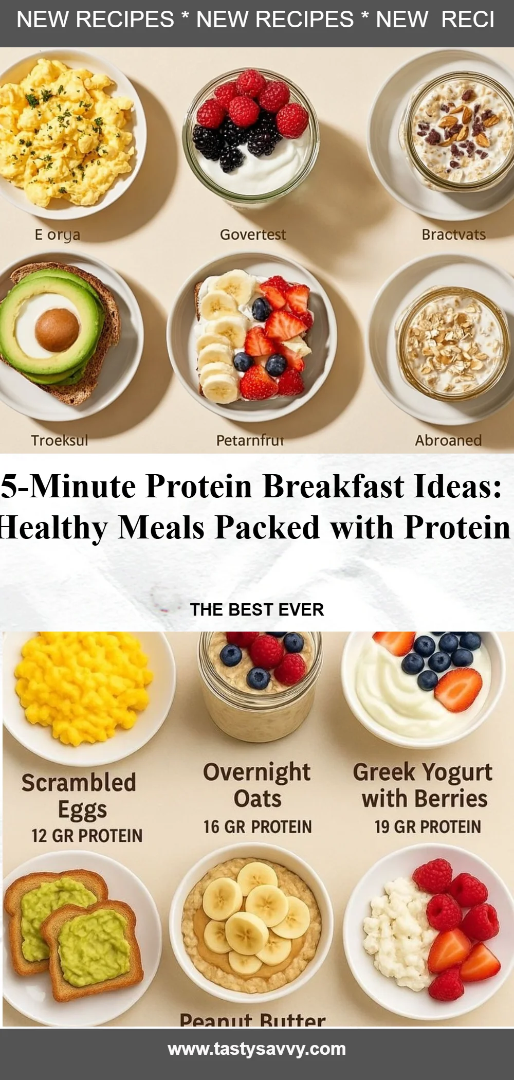5-Minute Protein Breakfasts